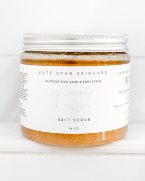 Moisturizing Hand and Body Salt Scrub with Vitamin C