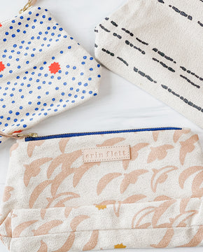 Cosmetic Zipper Bag by Erin Flett